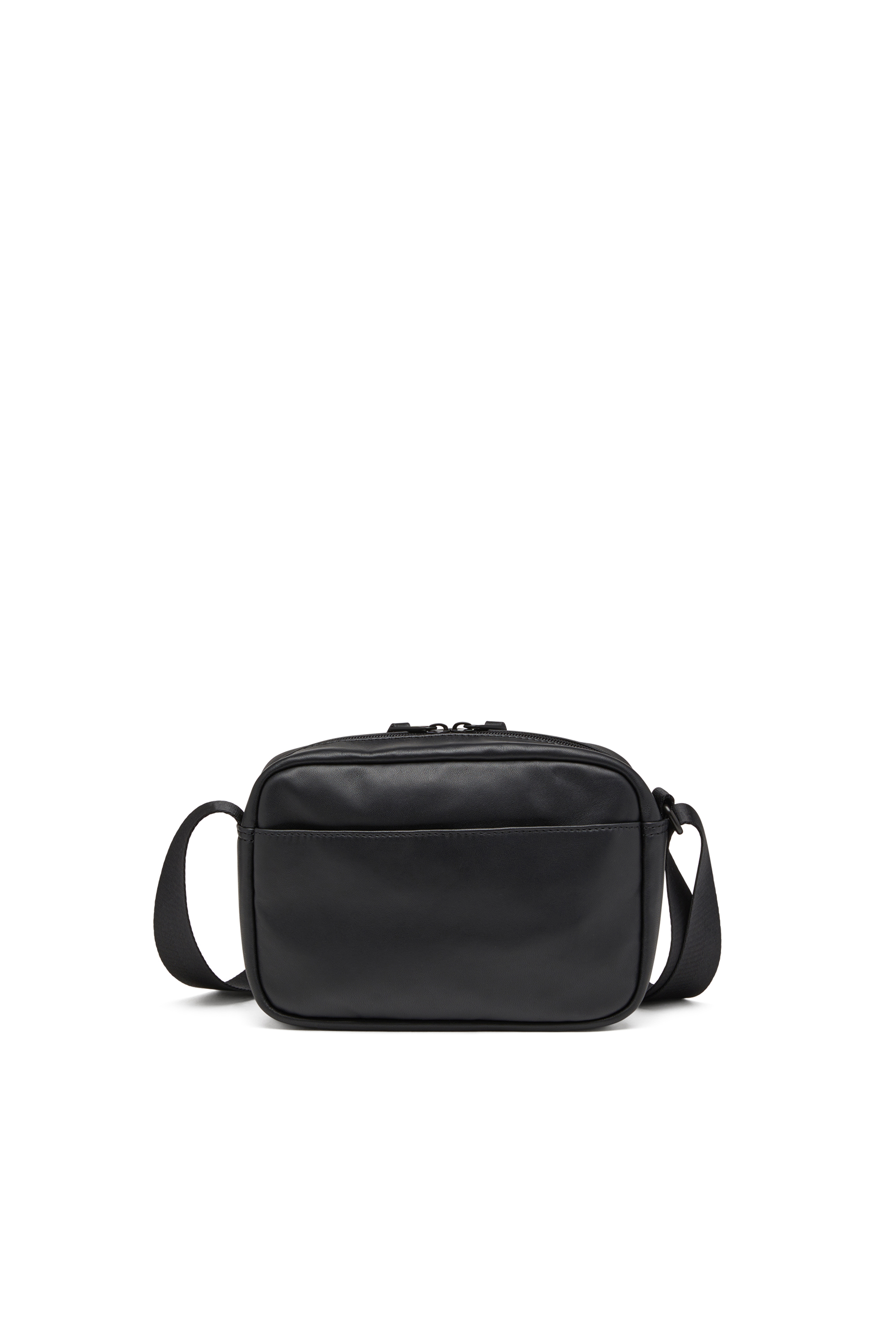 Diesel - RAVE CAMERA BAG X, Man's Rave-Camera bag in nappa leather in Black - 3
